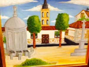 Plaza del Caño pintada por Jorge